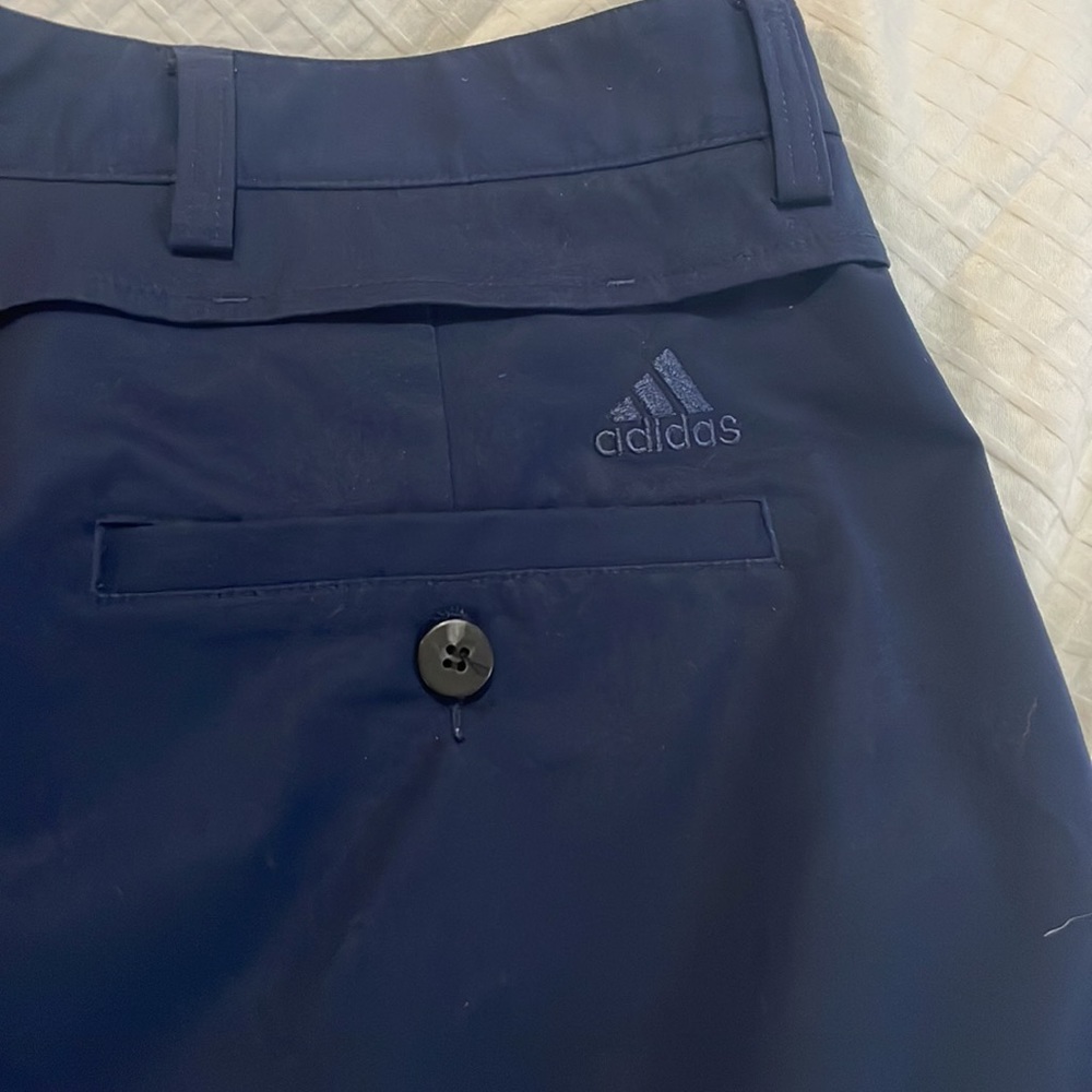 Mens Adidas ClimaCool golf shorts size 34 Navy Blue